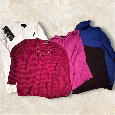 4 Lightweight Womens Sweaters - Lane Bryant 14/16/1X