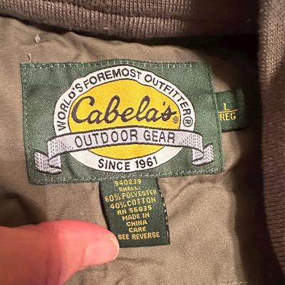 Cabela's Fishing Vest with Pockets Galore +Accessories Size Large
