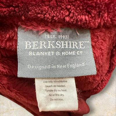 *Maroon Throw Blanket by Berkshire