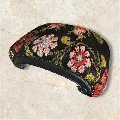 Fabric Floral Foot Stool