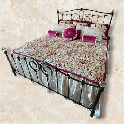 King Bed Custom Made Bedding and Pillows
