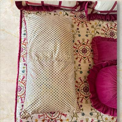 King Bed Custom Made Bedding and Pillows