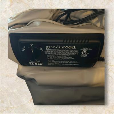 Grandinroad EZ Bed Twin Automatic Blow Up Bed in Rolling Case