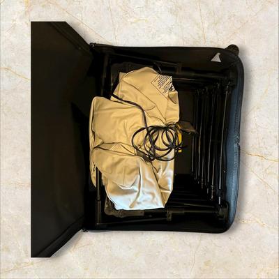 Grandinroad EZ Bed Twin Automatic Blow Up Bed in Rolling Case