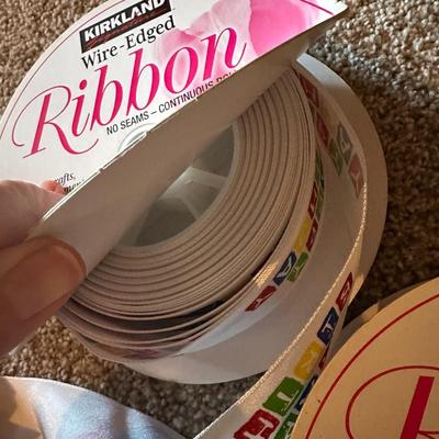 A Lotta Ribbon! Birthday, Balloons, Bright Colors, Large Pink