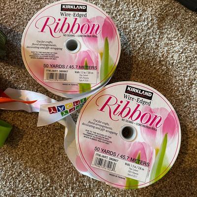 A Lotta Ribbon! Birthday, Balloons, Bright Colors, Large Pink