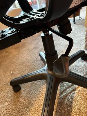 Black Swivel Adjustable Desk Chair