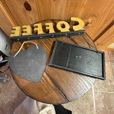 3 Decor Items (table not included)