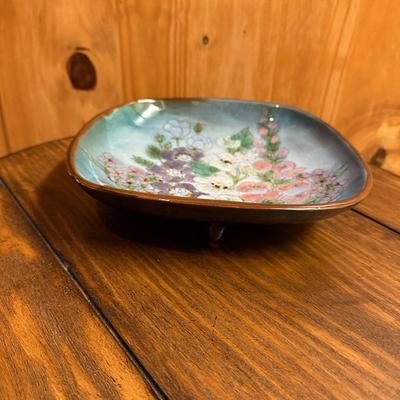Pottery Floral Dish by Chelsea Pottery England