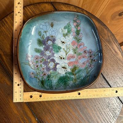 Pottery Floral Dish by Chelsea Pottery England
