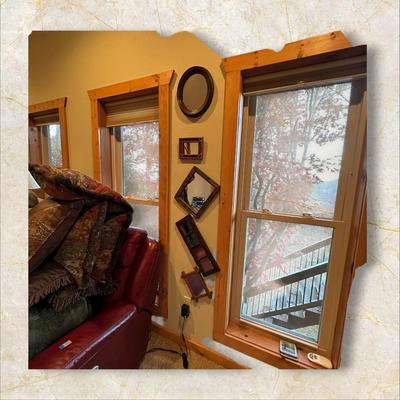 Lot of 5 Small Decorative Mirrors