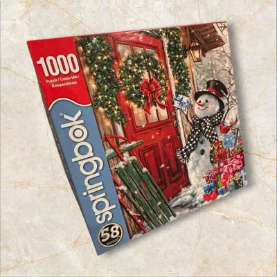 Box of Puzzles, 1 Sealed w Wood Pieces