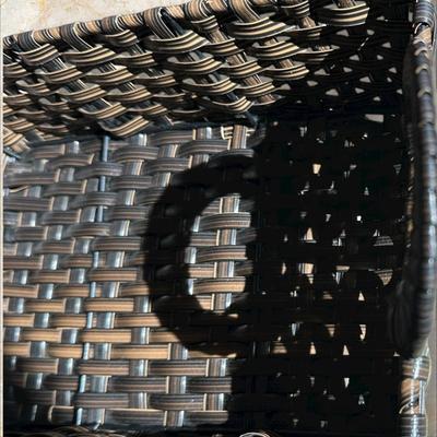 *2 Woven Baskets with Handles