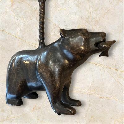 Heavy Metal Bear Vanity Mirror (back of mirror is cracked)