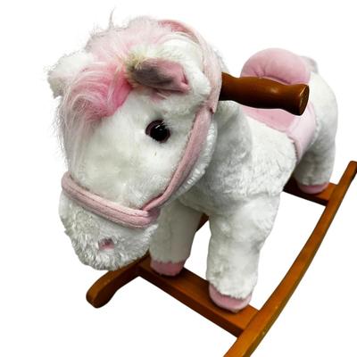 Vintage DanDee Plush Rocking Horse