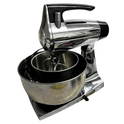 Vintage Silver Sunbeam Mixmaster Tested/Works