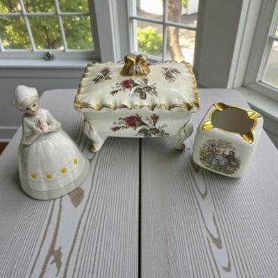 Lot of 3 Vintage Ceramic Pieces