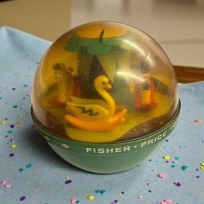 Vintage Fisher Price Roly Poly Chime Ball