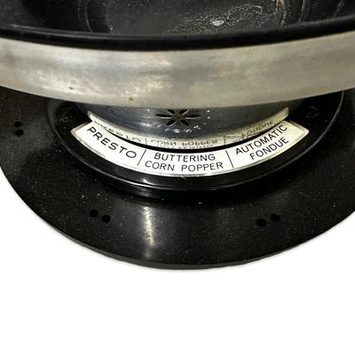 Presto Vintage Automatic Buttering Corn Popper & Fondue Tested/Works