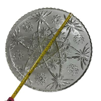 Clear Glass Cake Stand
