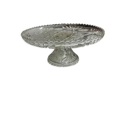 Clear Glass Cake Stand