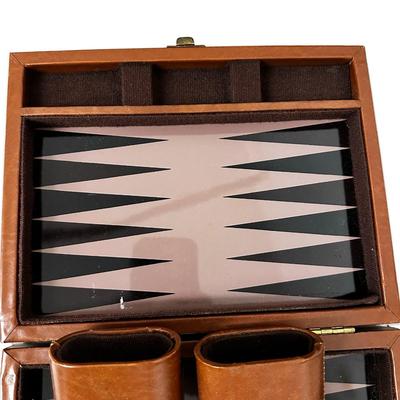 Travel Backgammon Game in a Case