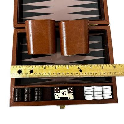 Travel Backgammon Game in a Case