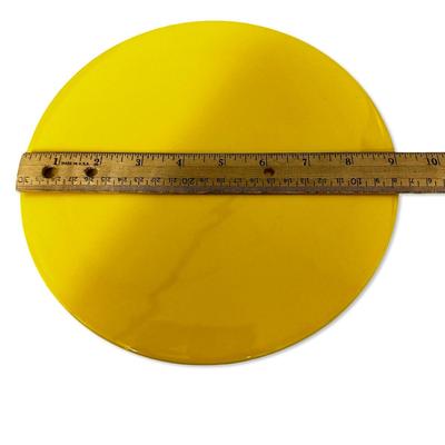 Yellow Cake Stand & Small Ceramic Dish