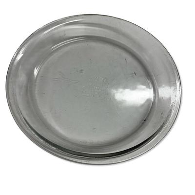Lot of 2 Round Pie Dishes, Glass & Ceramic