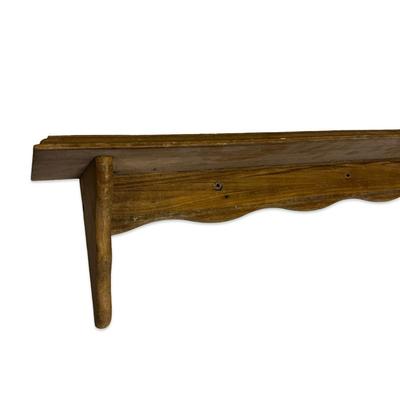 Lightweight Wooden Wall Shelf #1 36" long
