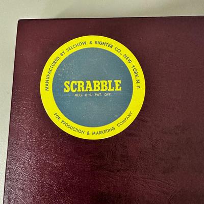 Vintage Scrabble Game in Box
