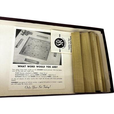Vintage Scrabble Game in Box