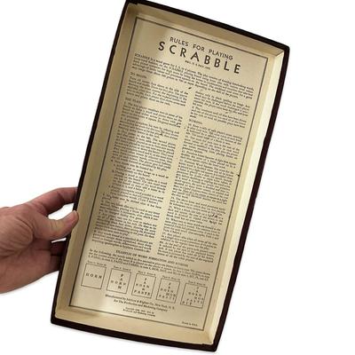 Vintage Scrabble Game in Box