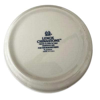 Lenox Chinastone Plue Pinstripes 3 Bowls New