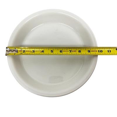 White Pyrex Pie Plates