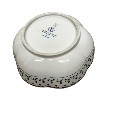 Limoges France Scalloped Bowl, Ceralene