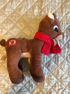 Vintage Rudolph the Red Nosed Reindeer Plush "50 Years Disney"