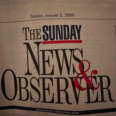 4 Vintage NewsPapers 2000/Putin/Yeltsin/Afghan
