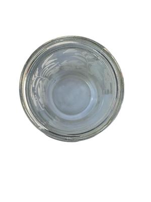 Vintage White Lidded TANG Glass Container