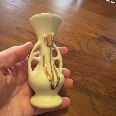 2 Matching Small Vases 5" Tall
