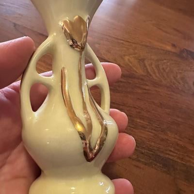 2 Matching Small Vases 5" Tall