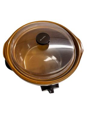 Vintage Rival Crock Pot Slow Cooker, Tested/Works Fine