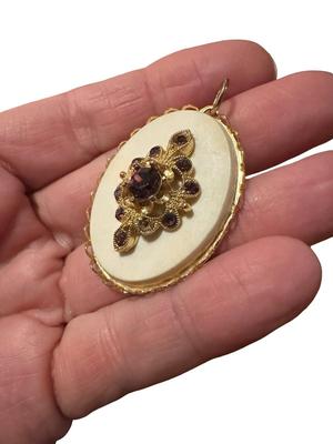 Lot of 6 Vintage Brooches, Stick Pin and Sweater Guard/Dress Clip
