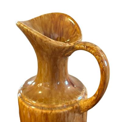 Vintage Glazed Ceramic Pitcher, Royal Haegar USA