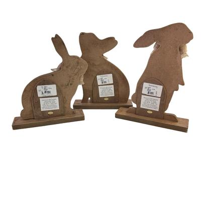 3 Adorable Freestanding Bunnies for Your Easter Decor!