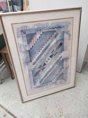 FRAMED ABSTRACT WALL ART