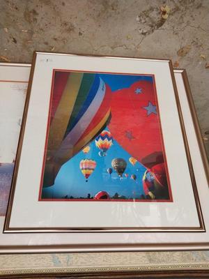FRAMED AIR BALLOON ARTWORK
