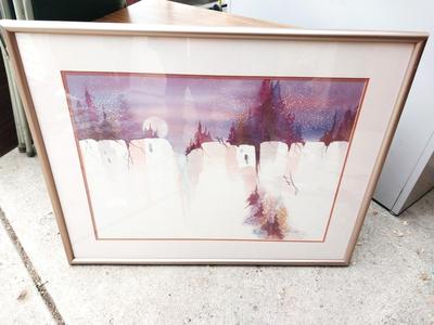 SIGNED FRAMED ARTWORK