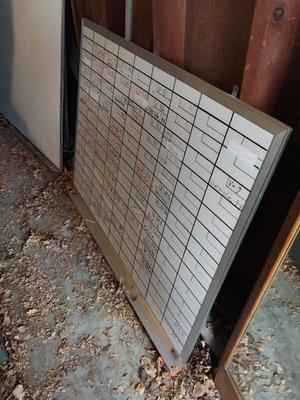 CORK BOARD AND WHITE BOARD