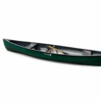 366 L.L. Bean Old Town "Guide" Canoe with Canoe Cart & 2 Paddles
